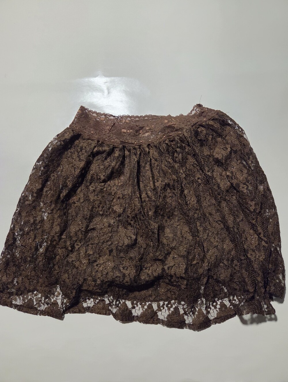 Brown Lace Skirt
